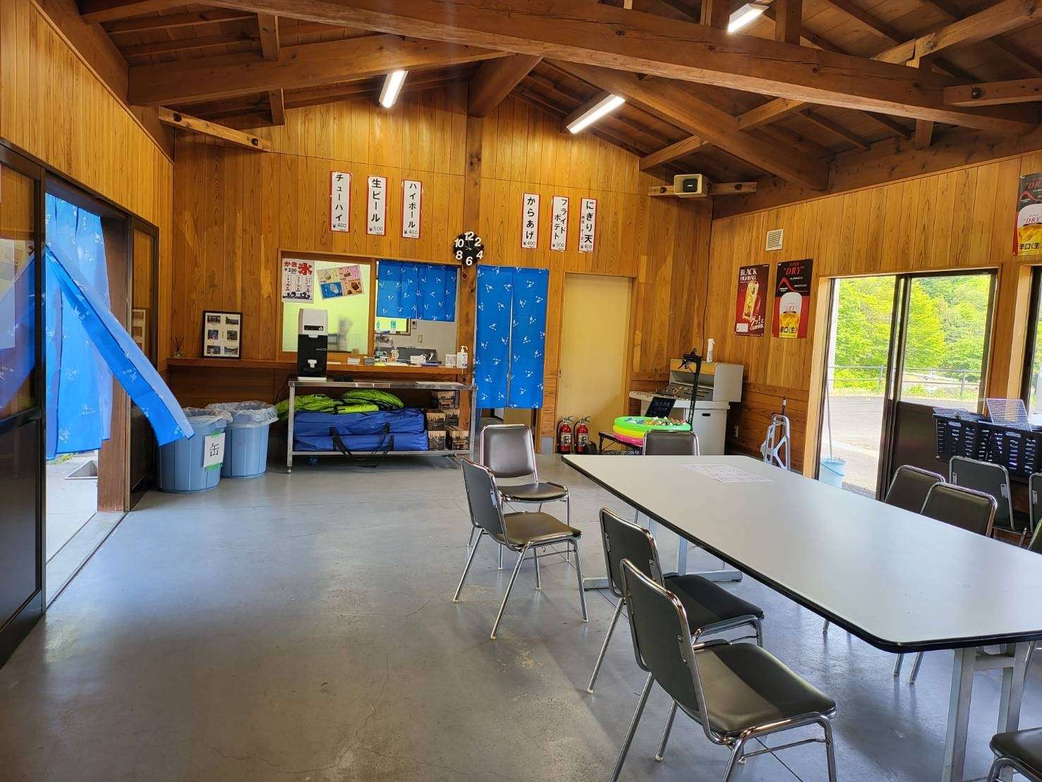 大狩山砂防ダム公園ウォータースライダー管理棟　再開！！